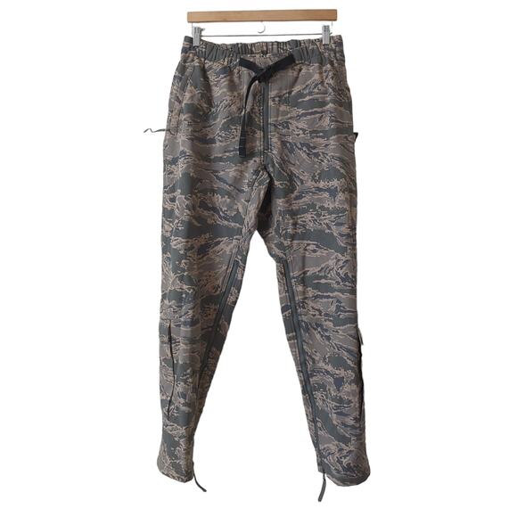 Massif Elements Pants Medium Camo Military FR Softshell Cold Weather Fleece Line - Picture 1 of 11